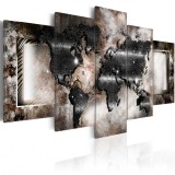Cumpara ieftin Tablou - Graphite map 200x100 cm