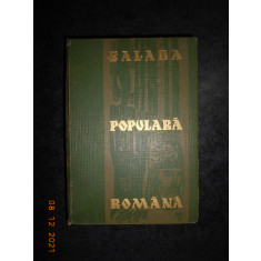 GHEORGHE VRABIE - BALADA POPULARA ROMANA (1966, editie cartonata)
