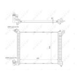 Radiator racire motor Nrf 53841