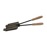 Prajitor slanina, presa fonta, cu maner din lemn 46 cm, 15x15 cm, Premium, Artool