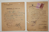 LOT 2 documente 1941 1945 Comisariatul de Politie Alexandria + Certificat cazier