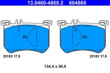 ATE 13.0460-4869.2 set placute frana,frana disc