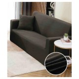 Cumpara ieftin Husa Canapea 2 Locuri Elastica Moderna Negru - JO874