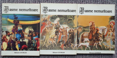 Basme nemuritoare, volumele 1, 2 si 3, Editura Lucman, 562 pag, stare f buna foto