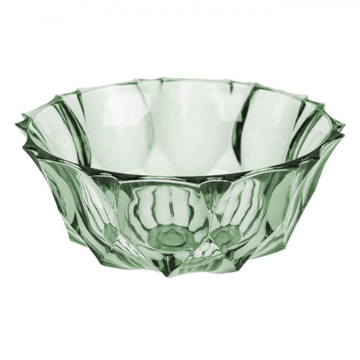 Bol Plastic, Model Diamond, Culoare Smarald, Diametru 12cm, &Icirc;nălțime 5cm, Capacitate 0,29L