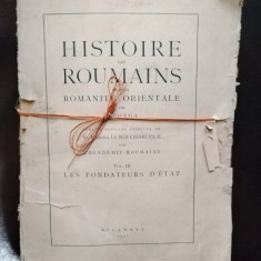 N. Iorga - Histoire des Roumains et de la Romanite Orientale Vol. III Les Fondateurs d'Etat