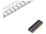 Comutator DIP-SWITCH 8 Secțiuni 24VDC