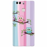 Husa silicon pentru Huawei P9 Plus, Cute Owl
