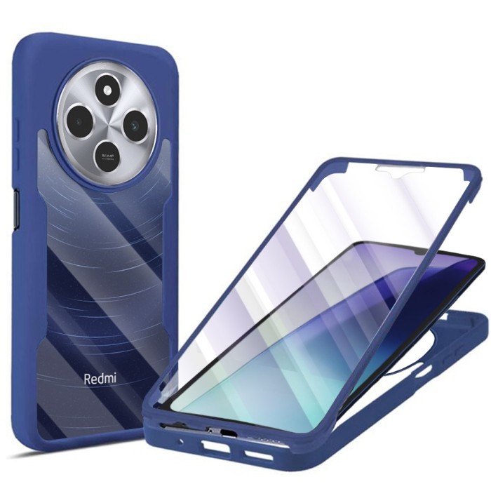 Husa 360&Atilde;&sbquo;&Acirc;&deg; Xiaomi Redmi 14C Techsuit ColorVerse, albastru