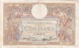 FRANTA 100 francs 9-2-1939 VF!!!