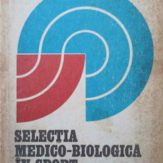 SELECTIA MEDICO-BIOLOGICA IN SPORT-I. DRAGAN