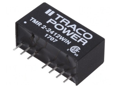 Convertor DC/DC 2W 9-36V to 12V SIP8 - Modul de conversie de tensiune 12V foto