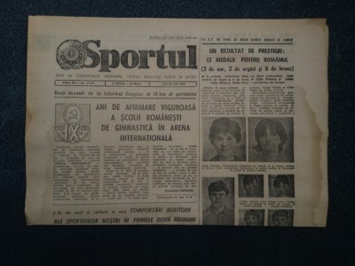 ZIARUL SPORTUL 22 IULIE 1985 foto