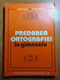 Predarea ortografiei in gimnaziu din anul 1980