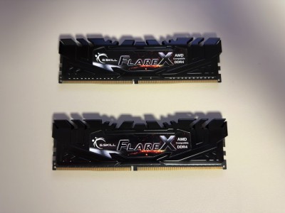 Memorie RAM G.Skill Flare X 16GB (2x8GB) DDR4 3200MHz CL14 Samsung B-Die foto