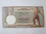 Cumpara ieftin Serbia 500 Dinara 1942,bancnotă necirculată cu marginile tăiate