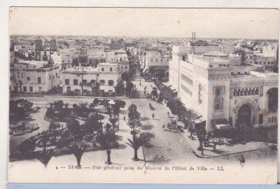 bnk cp Tunisia - Sfax - Vedere generala - interbelica foto