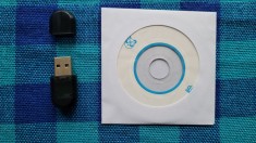 Adaptor USB Wireless Wi-Fi 150 Mbps + Bluetooth 4.2 foto