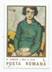 Romania, LP 1151/1986, Reproduceri de arta - N. Tonitza, eroare, MNH foto