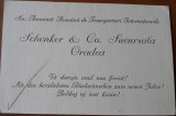 Felicitare pentru an nou, Schenker &amp;Co. Sucursala Oradea, 1940