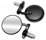Set oglinzi moto, rotunde, montaj in capatul ghidonului, culoare negru Cod Produs: MX_NEW LUSJOY015