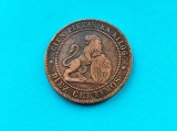 10 Centimos 1870 Spania-, Europa