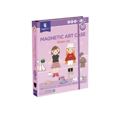 Joc puzzle magnetic de arta si asociere - Imbracaminte foto