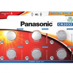 Baterie Panasonic CR2032 3V litiu CR-2032L/6BP Value Pack set 6 buc.