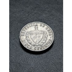 B 11-1 Moneda 5 Centavos Cuba 1968
