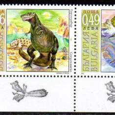 BULGARIA 2003, Fauna, Animale preistorice, Dinozauri, serie neuzată, MNH