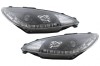 Faruri LED DRL Peugeot 207 (05.2006-06.2012) Negru Performance AutoTuning, KITT Lightning