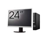 Pachet Calculator Second Hand DELL OptiPlex 7080 Mini PC, Intel Core i5-10500T 2.30 - 3.80GHz, 8GB DDR4, 256GB SSD + Monitor 24&amp;quot; NewTechnology Me