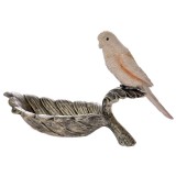 Cumpara ieftin Decoratiune Parrot on a Leaf 22 cm x 15 cm