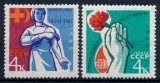 Set Complet URSS 1965 - Donarea de S&acirc;nge, Medicină, Sănătate, Crucea Roșie (Mi. 3015-3016) - MNH -A101