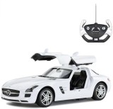 Masina cu telecomanda Rastar Mercedes-Benz SLS Alb, Scara 1:14, 2.4GHz, Varsta +3 ani