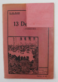 13 DECEMBRIE ( VERSURI ) de M. GH. BUJOR , 1933