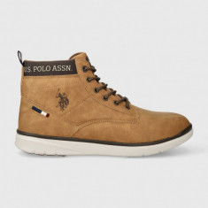U.S. Polo Assn. sneakers YGOR culoarea maro, YGOR007M/CU1