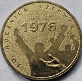 2 zlotys / zloti 2006 Polonia, 30th Anniversary of June 1976