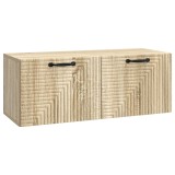 vidaXL Oglindă TV montată pe perete Stejar Sonoma 78,5 x 31 x 30 cm 898717