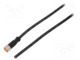Cablu M8 PIN 3 - 5m, mufă 50VAC 4A - LUTRONIC