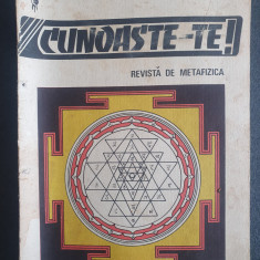 CUNOASTE-TE * REVISTA DE METAFIZICA, ANUL 1, NR. 1/1990, 32 p, stare foarte buna