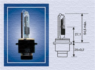 MAGNETI MARELLI 002542100000 Bec, far faza lunga foto