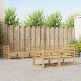 vidaXL Set de canapele de exterior 8 pcs Alb 404 x 166,5 x 73 cm 3386603