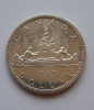 Moneda de argint - 1 Dollar Canada &quot;Elizabeth II&quot; 1965 - G 4077, America de Nord