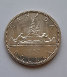 Moneda de argint - 1 Dollar Canada &quot;Elizabeth II&quot; 1965 - G 4077