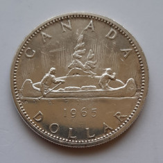 Moneda de argint - 1 Dollar Canada "Elizabeth II" 1965 - G 4077