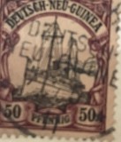 Timbre Interbelica TMB1RAR Guineea 50 pfennig