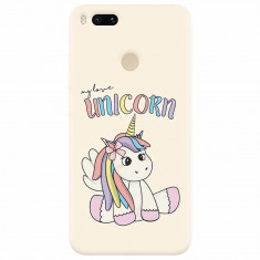 Husa silicon pentru Xiaomi Mi A1, My Love Unicorn