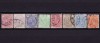 ✅ RO 1890 ,LP 47 ,&quot;Carol I - Cifra in 4 colturi &quot; , serie + varietate 3B violet , stampile frumoase, Stampilat