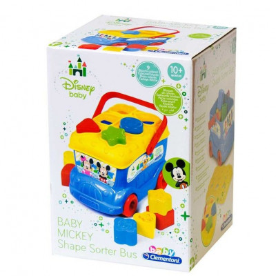 Disney Baby Clementoni - Autobuz De Sortat Forme Mickey foto